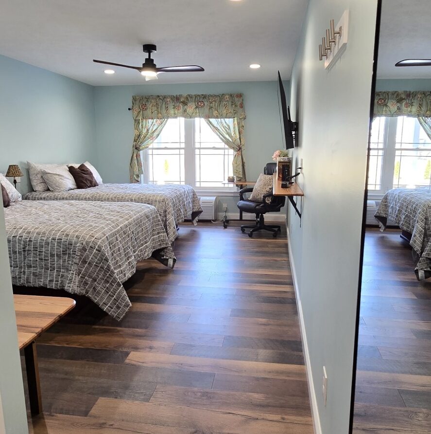 View of Suite 3 of the London Guest House from doorway