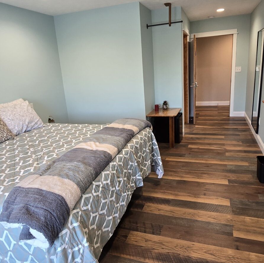 View from northwest corner of Suite 4 at the London Guest House