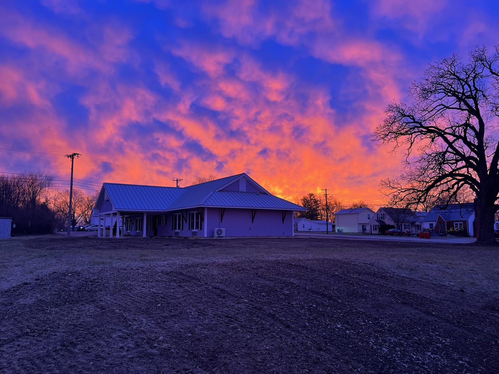 Beautiful sunset at the London Guest House